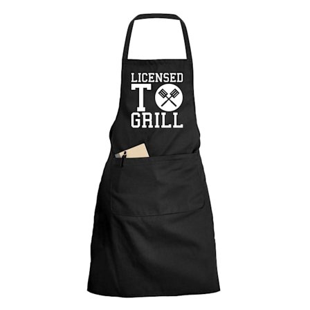Licensed To Grill - Esiliina - Musta