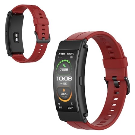silikone rem til Huawei TalkBand B6 / B3 - orange rød
