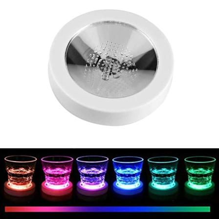 LED-dryckesunderlägg, koppunderlägg med ljus, gravitationssensor, drycksplattor för barfestklubb