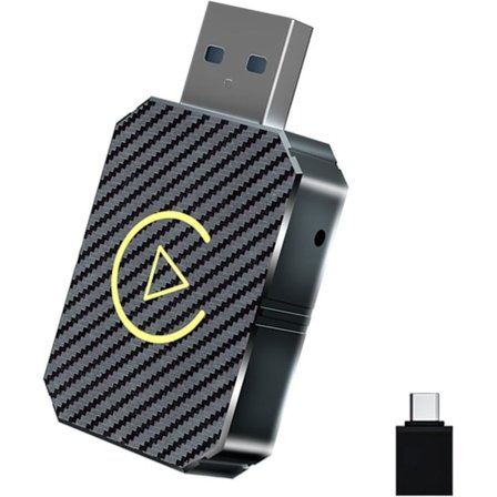 Trådløs CarPlay Adapter 2025, til CarPlay og Android Auto, Plug-and-Play