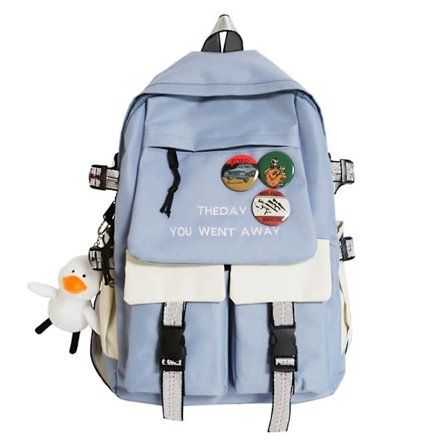 2024 Reppu Koulureppu Riippuva Merkki Vedenpitävä Kannettava Tietokone Reppu Matkalaukku Pojille Tytöille Opiskelijoille