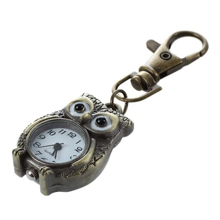 Owl nyckelring watch liten fickur watch nyckelring form kvarts watch watch