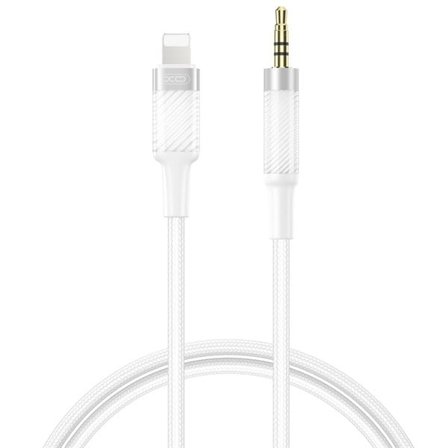XO Audiojohto Lightning 3,5 mm:iin 1 m - Valkoinen
