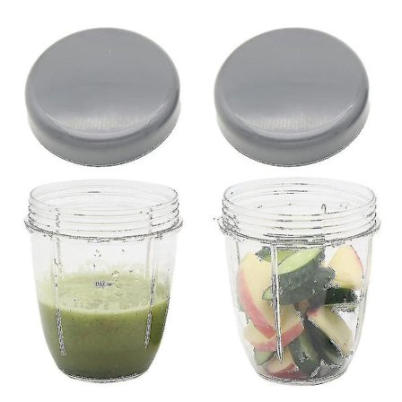 Blender-kupit ja litat kannet Nutribullet-soseuttimelle, 2 kpl