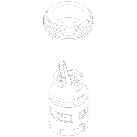 Damixa 1301100 Reparationssats Kafé, gamla Merkur, Badrum