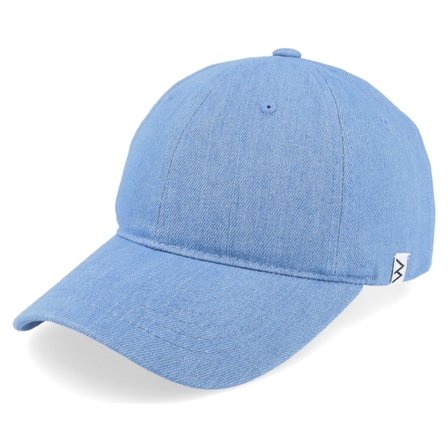 Wei - Ble unconstructed Czapka Z Daszkiem - Wanja Denim Blue Mom Cap @ Hatstore