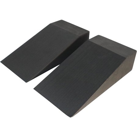 2-pak Yoga Klodser | Yoga og Pilates Kiler | Yoga Skumkiler | Bløde Håndledskiler | Lægstrækker til Lægstyrke og Stabilitet | 2-pak