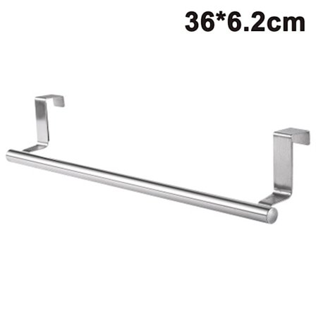 Handdukshängare utan borrning för kök och badrum, handdukshängare att hänga över dörren, modern kökshanddukshängare i borstat rostfritt stål