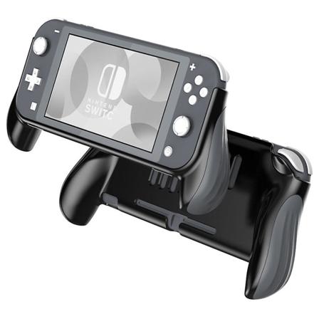För switch lite grip värd spelhandtag sleeve nintendo skyddande skal ns kringutrustning Black and gray