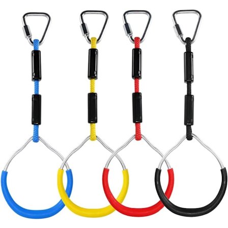 Värikkäät Ninja-voimistelurenkaat lapsille - Ulkokäyttöön tarkoitetut leikkisetit ja leikkikenttävälineet, keinurenkaat, apinarenkaat