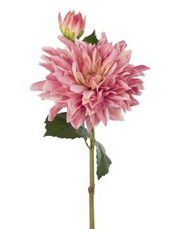 Kunstig snitblomst Dahlia 70 cm 1-pak Rosa