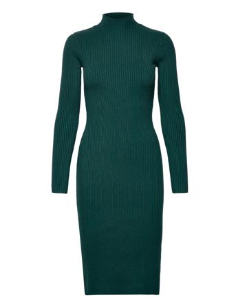 Hada Dress Knelang Kjole Grønn EDITED
