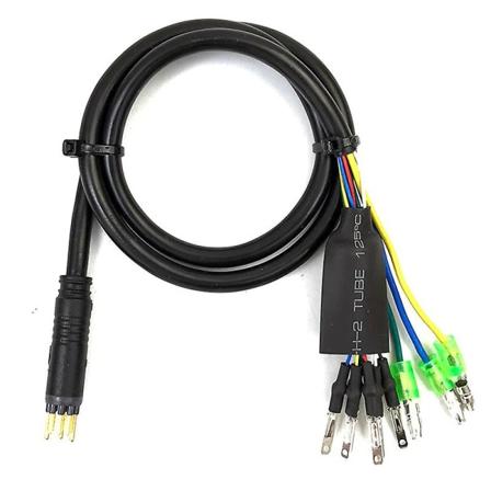 1 stk 60 cm E-sykkel 9-pins Motor Konverteringsforlengelseskabel Vanntett Kontakt Kompatibel med Bafang Forhjul/Bakhjul Navmotorer