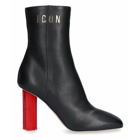 Dsquared2, Heeled Boots Czarny, Kobieta, Rozmiar: 37 EU