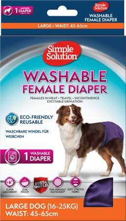 Simple Solution Washable Female Diaper Large - Simple Solution