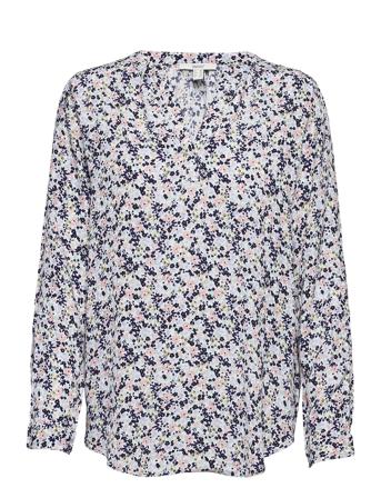 Blouses Woven Bluse Langermet Hvit Esprit Casual