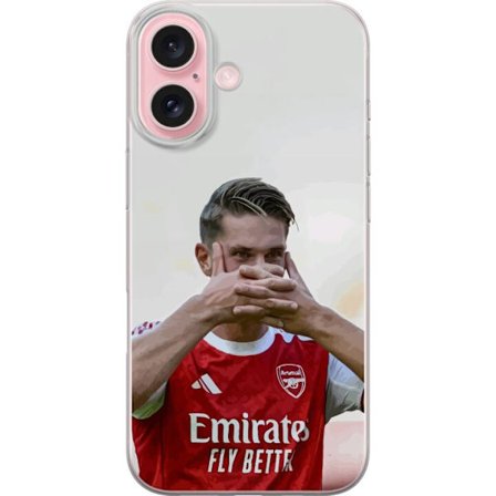 Kompatibelt Mobildeksel til Apple Apple iPhone 16 Nær bilde av målfeiring i kamptrøye