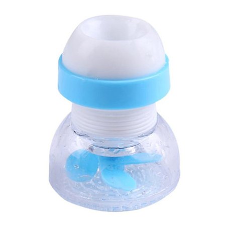 Husholdningskjøkkenkranfilter Vannrenser Sprutsikker 360 Graders Rotasjon