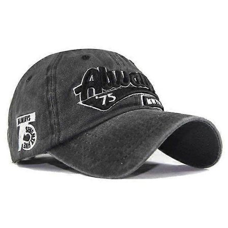 Fashion Udendørs Sport Unisex Bomulds Baseball Kasket Vasket Retro Baseball Kasket
