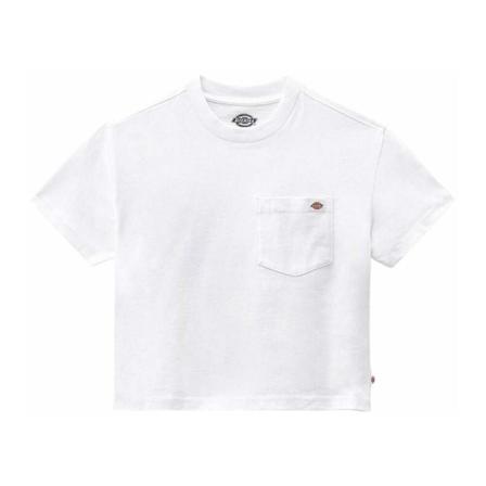 Dickies Top Porterdale Crop Hvid, Dame