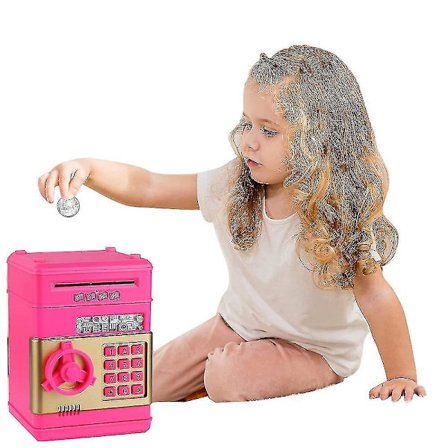 Spargris til fødselsdag - Legetøj, Gave, Elektronisk Penge- og Møntopsparing