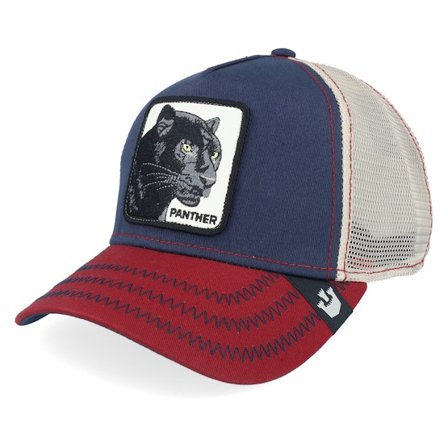 Goorin Bros. - Blau trucker Cap - The Panther Navy A-Frame Navy Trucker @ Hatstore