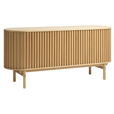 Carno Skænk 160x73cm - Stilfuld Opbevaringsløsning i Træ - Perfekt til Stuen & Spisestuen - Elegant Design med God Plads