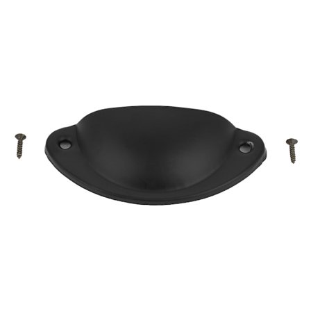 Antik Svart Metall Lådskåp Knopp Skålhandtag