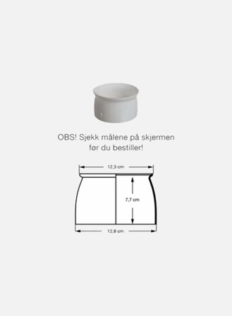 Reserveglass PH 4 1/2-4 taklampe - nedre skjerm