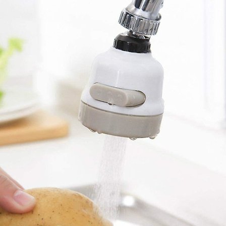 Water Saving Filter, 360 Degree Removable Kitchen Faucet Tap, 3 Modes Adjustable Shower Head Filter Sprayer