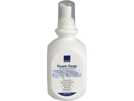 ABENA Skumtvål inkl. pump 500ml - Lyreco - Städ och hygien - Tvål och hygien - Tvål - Skum
