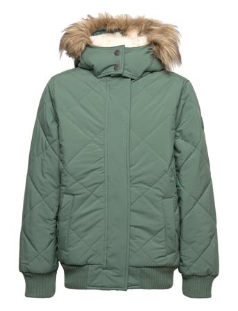 Kids Girls Outerwear Green Abercrombie & Fitch