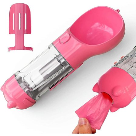 Hund Vattenflaska Drickkopp Med Poop Collection Shovel