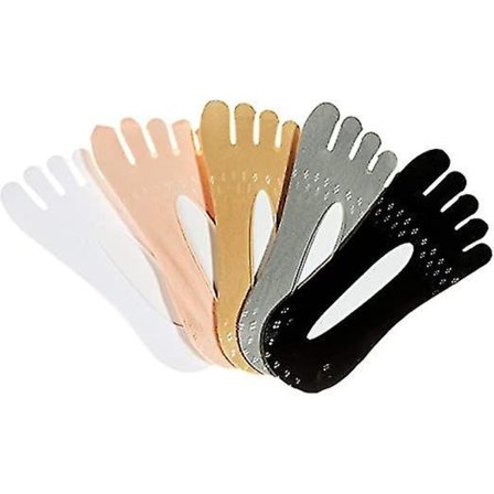 Dames Fem-Tå Sokker Bløde Og Åndbare Fem-Finger Sokker