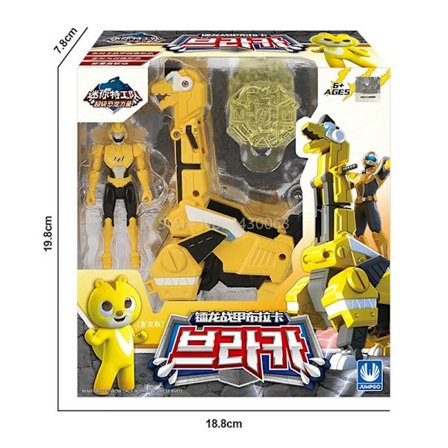 Nyaste Mini Force Transformation Leksaker Actionfigurer MiniForce X Simulering Djur Dinosaurie Deformation Mini Agent Toy