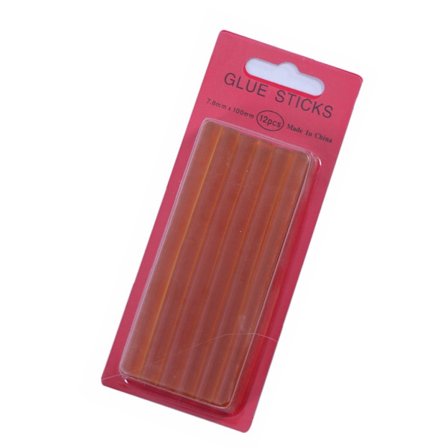 12 stk. brune limstifter for langvarig hårforlengelsesbinding Usynlig hårfeste Stylingtilbehør