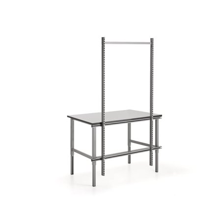 Påbyggingsramme med 2 stolper til manuelt bord, L1200 mm