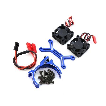 4068 4074 4082 4268 4274 Motor Heat Sink Køleblæser 40-42mm Motor Til 1/7 1/8 Rc Car Arrma ,blå Blue