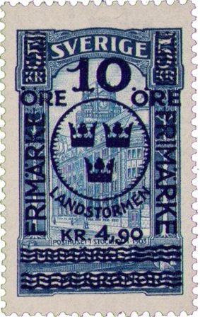 Sverige 1916 - AFA 87 - Postfrisk