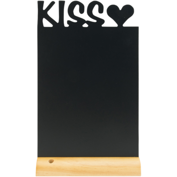 Griffelskylt KISS 36x21cm