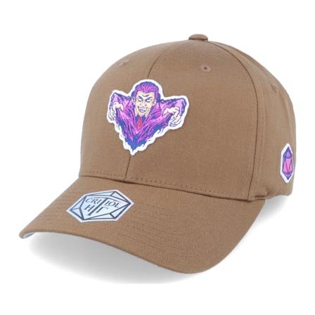 Critiql Hit - Brun flexfit Kasket - Vampire Overtake Patch Coyote Brown Flexfit @ Hatstore