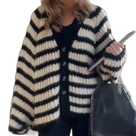 Randig kofta från Gina Tricot