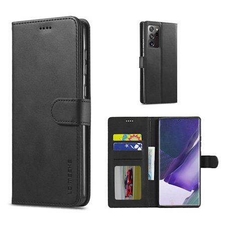 LC.Imeeke läder Samsung Galaxy Note 20 fodral - Svart