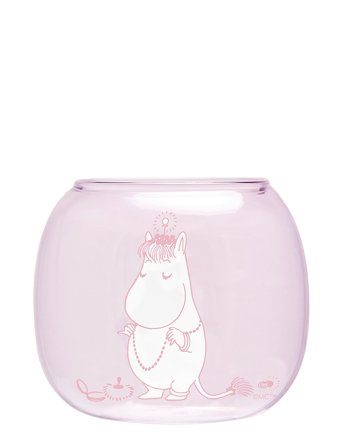 Muurla | Moomin Tealight Holder Snorkmaiden Pink | 9.5 CM