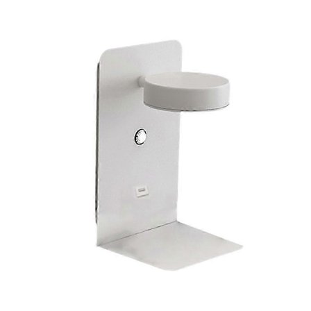 Vegglamper til nattbord med USB-port og hylle, moderne vegglamper for hoteller, stuer, korridorer og restauranter