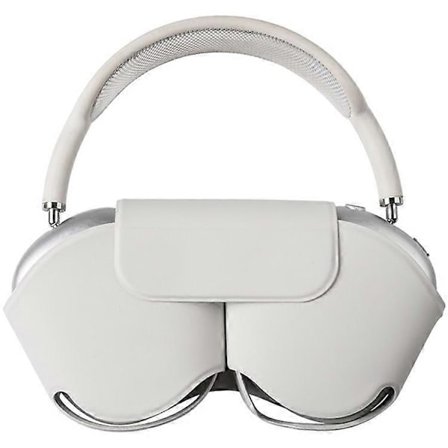 Kompatibelt fodral för Airpods Max med viloläge PU Läder Hörlursfodral