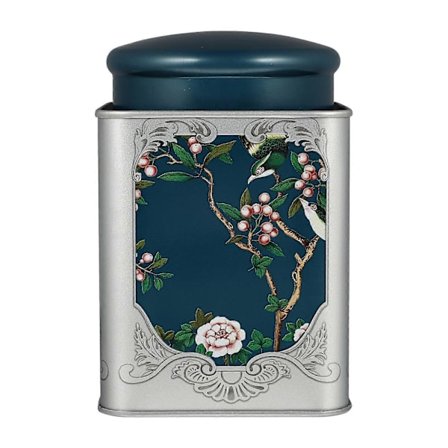 Plåtburk för löst te Hushåll Fyrkantig Förseglad Te Godis Kaffeplåt