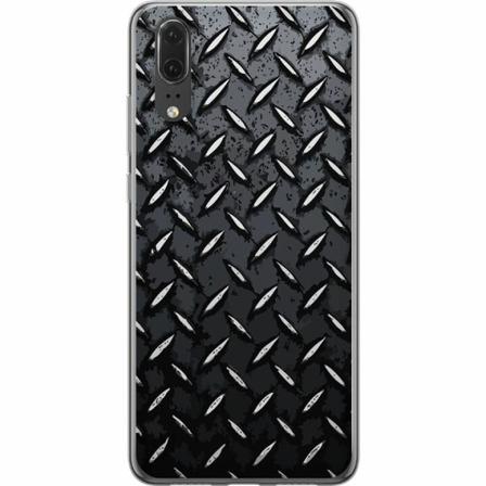 Huawei P20 Genomskinligt Skal Metalliskt Mönster