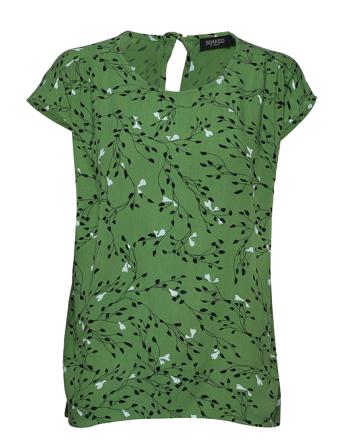 Slzaya Top Blouses Short-sleeved Grønn Soaked In Luxury