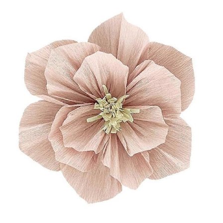 Handgjorda crepepappersblommor väggdekoration för hemmafest bröllop födelsedag